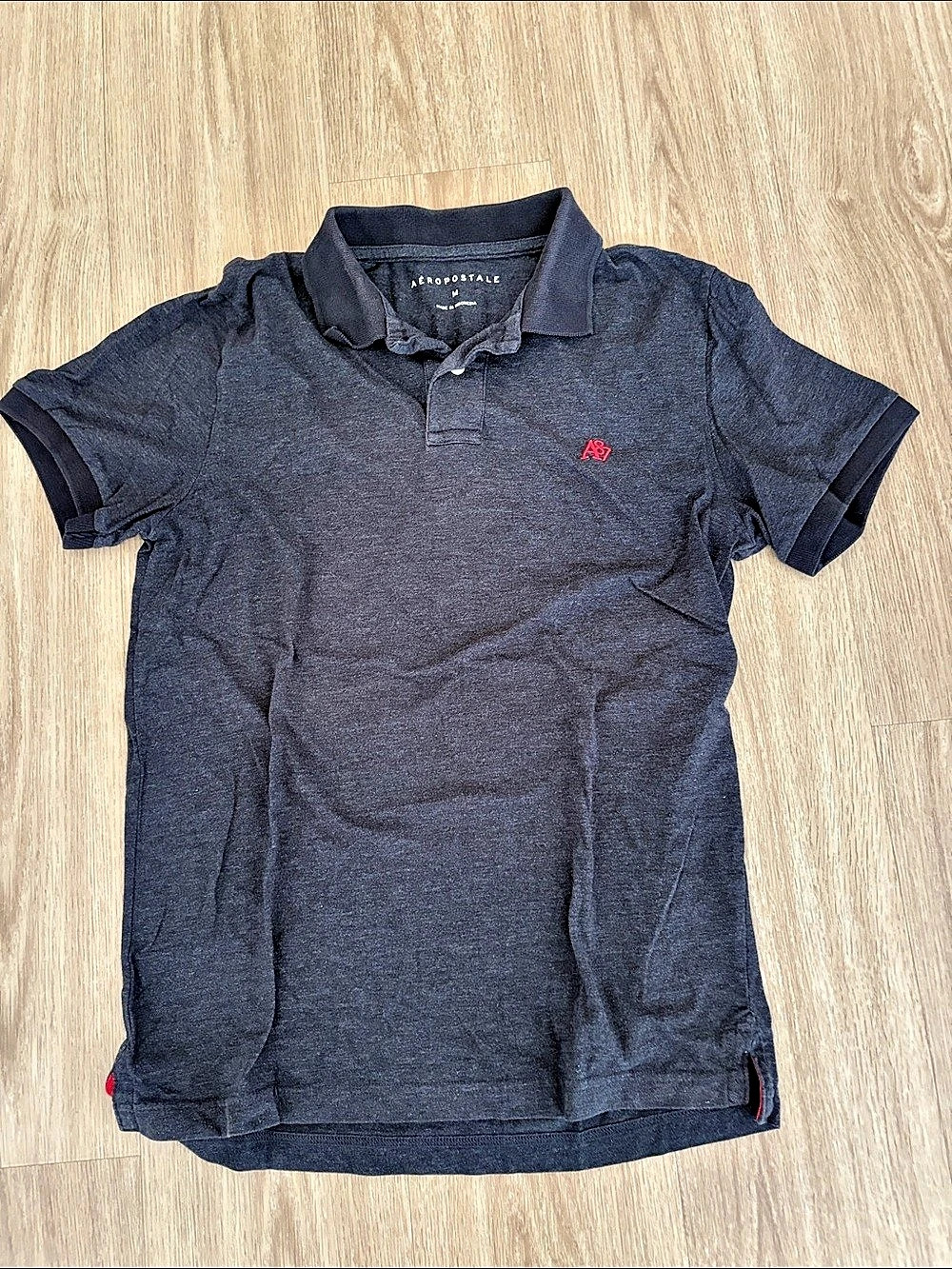 Aeropostale Polo Shirt in Gray